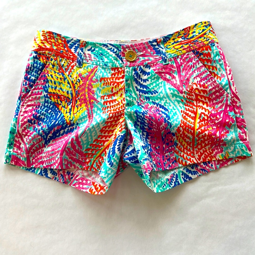 Lilly Pulitzer Callahan shorts size 2 multicolor!